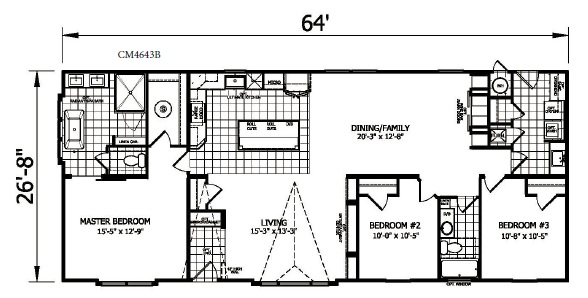 Prestige Manufactured Homes - Creekside Manor 4643B